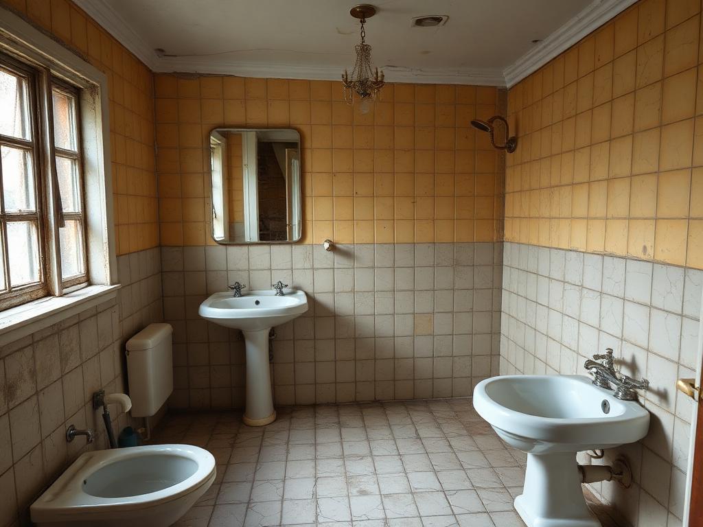 Casa de banho remodelada — antes